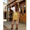 image:imageLOLANTA Girls Sequin Fringe Skirts Sparkle Layered Tassel Elatic Waist Disco Rave Party Dance Skirt with LiningGold