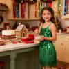 image:imageLOLANTA 2Pcs Girls Sequin Fringe Dress Salsa Cha Cha Tassel Latin Dance Dress amp Shorts Adjustable Spaghetti Strap 513 YrsGreen