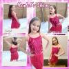 image:imageLOLANTA 2Pcs Girls Sequin Fringe Dress Salsa Cha Cha Tassel Latin Dance Dress amp Shorts Adjustable Spaghetti Strap 513 YrsRosepink
