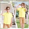 image:imageLOLANTA Boys Uniform Shirt Kids Short Sleeve Button Down Shirts Dress Outfits Summer Top for School WeddingYellow