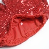 image:imageLOLANTA Girls Sequins Dance Clothes Dress 414 Yrs Sparkle Hip Hop Jazz Dance Outfit Sleeveless Top and ShortsRed