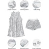 image:imageLOLANTA Girls Sequins Dance Clothes Dress 414 Yrs Sparkle Hip Hop Jazz Dance Outfit Sleeveless Top and ShortsSilver
