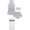 image:imageLOLANTA Girls Sequins Dance Clothes Dress 414 Yrs Sparkle Hip Hop Jazz Dance Outfit Sleeveless Top and ShortsSilver