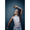 image:imageLOLANTA Girls Sequins Dance Clothes Dress 414 Yrs Sparkle Hip Hop Jazz Dance Outfit Sleeveless Top and ShortsSilver