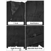 image:imageLOLANTA Boys Formal Suit Vest Slim Fit Pockets Adjustable Back Strap Wedding Ring Bearer Homecoming Dress Waistcoat VestBlack