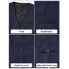 image:imageLOLANTA Boys Formal Suit Vest Slim Fit Pockets Adjustable Back Strap Wedding Ring Bearer Homecoming Dress Waistcoat VestNavy