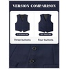 image:imageLOLANTA Boys Formal Suit Vest Slim Fit Pockets Adjustable Back Strap Wedding Ring Bearer Homecoming Dress Waistcoat VestNavy