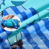 image:imageLOLANTA Kids Bath Towels Mermaid Terry Cloth Pool Poncho Swim Cover Up Toddler Beach Towel Girls Gifts Mermaid 46 YearsBluedinosaur