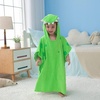 image:imageLOLANTA Kids Bath Towels Mermaid Terry Cloth Pool Poncho Swim Cover Up Toddler Beach Towel Girls Gifts Mermaid 46 YearsGreen Crocodile