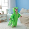 image:imageLOLANTA Kids Bath Towels Mermaid Terry Cloth Pool Poncho Swim Cover Up Toddler Beach Towel Girls Gifts Mermaid 46 YearsGreen Crocodile