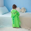 image:imageLOLANTA Kids Bath Towels Mermaid Terry Cloth Pool Poncho Swim Cover Up Toddler Beach Towel Girls Gifts Mermaid 46 YearsGreen Crocodile