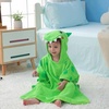 image:imageLOLANTA Kids Bath Towels Mermaid Terry Cloth Pool Poncho Swim Cover Up Toddler Beach Towel Girls Gifts Mermaid 46 YearsGreen Crocodile