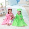 image:imageLOLANTA Kids Bath Towels Mermaid Terry Cloth Pool Poncho Swim Cover Up Toddler Beach Towel Girls Gifts Mermaid 46 YearsGreen Crocodile