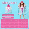 image:imageLOLANTA Kids Bath Towels Mermaid Terry Cloth Pool Poncho Swim Cover Up Toddler Beach Towel Girls Gifts Mermaid 46 YearsPink Purplemermaid
