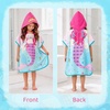 image:imageLOLANTA Kids Bath Towels Mermaid Terry Cloth Pool Poncho Swim Cover Up Toddler Beach Towel Girls Gifts Mermaid 46 YearsPink Purplemermaid