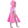 image:imageLOLANTA Kids Bath Towels Mermaid Terry Cloth Pool Poncho Swim Cover Up Toddler Beach Towel Girls Gifts Mermaid 46 YearsPinkb