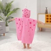 image:imageLOLANTA Kids Bath Towels Mermaid Terry Cloth Pool Poncho Swim Cover Up Toddler Beach Towel Girls Gifts Mermaid 46 YearsPinkunicorn