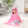 image:imageLOLANTA Kids Bath Towels Mermaid Terry Cloth Pool Poncho Swim Cover Up Toddler Beach Towel Girls Gifts Mermaid 46 YearsPinkunicorn