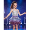 image:imageLOLANTA Girls Sequin Fringe Skirts Sparkle Layered Tassel Elatic Waist Disco Rave Party Mini Skirt with LiningPurple