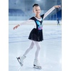 image:imageLOLANTA Girls Ballet Dance Dress Kids Long Sleeve Skirted Gymnastics Leotard with Scrunchie Glitter DancewearBlack