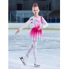 image:imageLOLANTA Girls Ballet Dance Dress Kids Long Sleeve Skirted Gymnastics Leotard with Scrunchie Glitter DancewearPink
