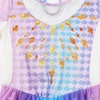 image:imageLOLANTA Girls Ballet Dance Dress Kids Long Sleeve Skirted Gymnastics Leotard with Scrunchie Glitter DancewearPurple