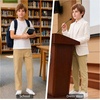 image:imageLOLANTA Boys Golf Pants Kids Dress Slacks Stretch Chino Uniform Trouser  Premium stretch waterrepellent adjustable waistband breathable material multipockets tearresistant antipillingKhaki