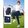 image:imageLOLANTA Boys Golf Pants Kids Dress Slacks Stretch Chino Uniform Trouser  Premium stretch waterrepellent adjustable waistband breathable material multipockets tearresistant antipillingNavy