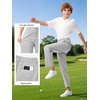 image:imageLOLANTA Boys Golf Pants Kids Dress Slacks Stretch Chino Uniform Trouser  Premium stretch waterrepellent adjustable waistband breathable material multipockets tearresistant antipillingLight Gray