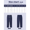 image:imageLOLANTA Boys Golf Pants Kids Dress Slacks Stretch Chino Uniform Trouser  Premium stretch waterrepellent adjustable waistband breathable material multipockets tearresistant antipillingNavy