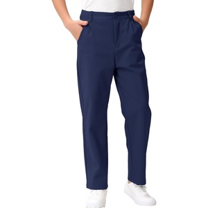 image:imageLOLANTA Boys Golf Pants Kids Dress Slacks Stretch Chino Uniform Trouser  Premium stretch waterrepellent adjustable waistband breathable material multipockets tearresistant antipillingNavy